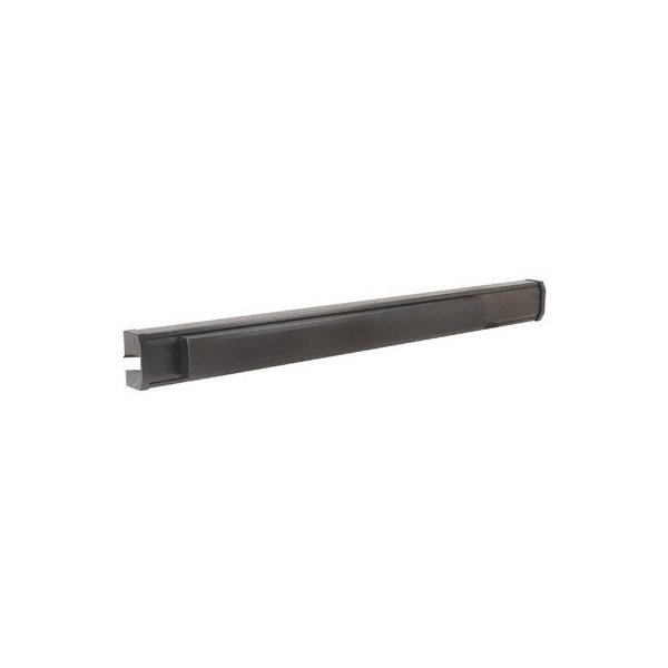 1295 Push Pad Rim Panic Exit Device - Fluted Texture Extrusion, 'S' Type Strike, 36, Bronze
